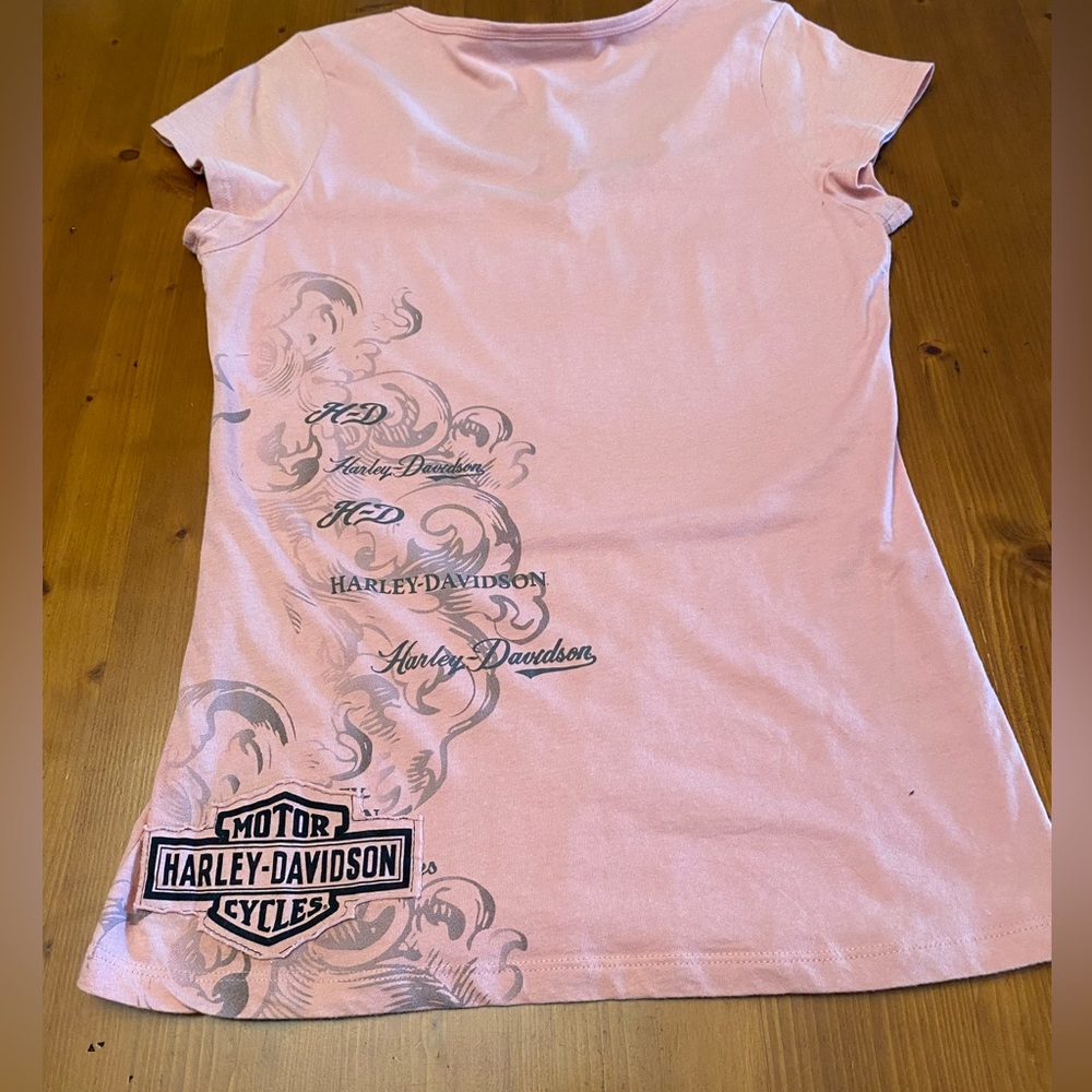 Harley Davidson T-shirt gently worn no tares,stains, marks, etc. size medium, pm